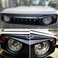 Calandre avant Off-Road Angry Face pour Suzuki Jimny JB64 JB74 2018-2025 |   Grille en maille ABS pour Jimny 3/5 portes, accessoires de modification