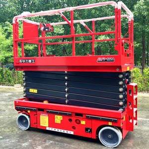 Elevador de tijera autopropulsado de 4m, 6m, 8m, 10m, 12m, elevador de tijera autopropulsado pequeño hidráulico eléctrico plataforma de trabajo aéreo - Product Image 4