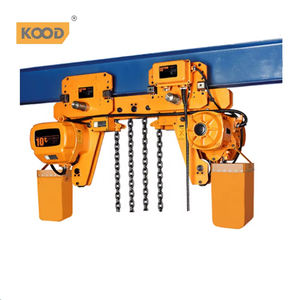 Palan de grue électrique pratique 10t moteur standard à chaîne capacité de 2 tonnes nouvelle grue de levage en acier bon prix électrique coulissant - Product Image 5