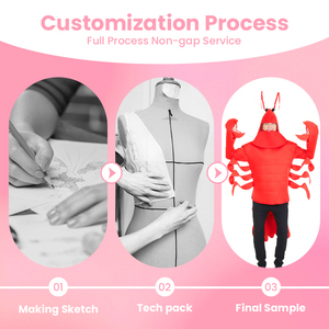 Costume de homard rouge à griffes intégral pour les festivals culturels et les défilés - Product Image 2