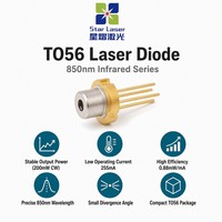 Diode laser infrarouge UOC U-LD-85B061H 850nm 200mW TO-18 5.6mm pour capteur de profondeur 3D