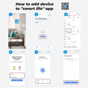 โมดูลสวิตช์ไฟอัจฉริยะ Tuya Wi-Fi แบบพลิกได้ รองรับการเดินสายหลายเส้น ใช้งานในบ้าน ควบคุมผ่านแอป Android และควบคุมด้วยเสียงอัจฉริยะ - Product Image 2