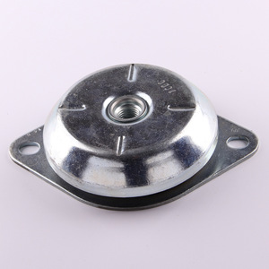 Coussin amortisseur en caoutchouc chromé ZYM ZYM-1000KG avec boulon de 18 mm pour montage de groupe électrogène diesel - Product Image 1