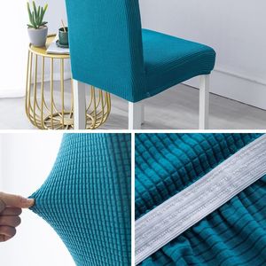 Stretchy Stain-resistant Polyester Jacquard Chair & <b>Cover</b> Modern Minimalist Style One Size Universal Fit - Product Image 2