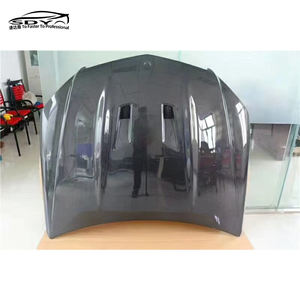 Couvercle de capot moteur en fibre de carbone de haute qualité W204 avec prise d'air pour Mercedes Benz W204 Classe C C63 - Product Image 5