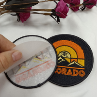 2021 nouveau Style broderie Patch personnalisé personnalisé auto-adhésif broderie Patch pour vêtements tissu 3D paquet toile dentelle