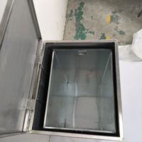 Poubelle à pédale grande capacité en acier inoxydable pour cuisine commerciale, métal, 50L/100L, emballage carton