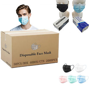 Masker Wajah sekali pakai warna-warni 3 lapis non-kain masker wajah kustom sekali pakai - Product Image 5