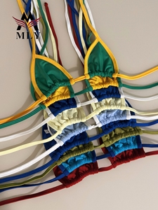 Conjuntos <span class=keywords><strong>de</strong></span> <span class=keywords><strong>Trajes</strong></span> <span class=keywords><strong>de</strong></span> <span class=keywords><strong>Baño</strong></span> Personalizados para Mujer, Bikini <span class=keywords><strong>de</strong></span> 2 Piezas con Tanga Micro Triángulo, Tela <span class=keywords><strong>de</strong></span> Algodón Suave, Traje <span class=keywords><strong>de</strong></span> <span class=keywords><strong>Baño</strong></span> Sexy al por Mayor - Product Image 3