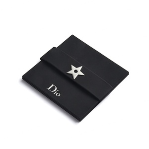 Black Luxury Silver Stamping Custom Logo Wallet Pouch Hand Held Portable Pocket <b>Mirror</b> - Product Image 6