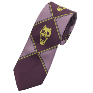 Anime Jujutsu Kaisen Nanami Kento Nana Akira Yoshikage JOJO Skull Nine-Tailed Fox Spirit Tie 100% Polyester Jacquard Printed Tie - Product Image 5