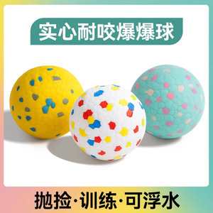 Pelota masticable duradera para perros, juguete de peluche que rebota, tamaño mediano, juguete para perros. - Product Image 5