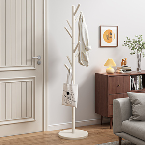 <span class=keywords><strong>Appendiabiti</strong></span> Moderno in Legno Massello da Pavimento <span class=keywords><strong>a</strong></span> <span class=keywords><strong>Soffitto</strong></span>, <span class=keywords><strong>Appendiabiti</strong></span> da Parete per Camera da Letto con Facile Montaggio - Product Image 5