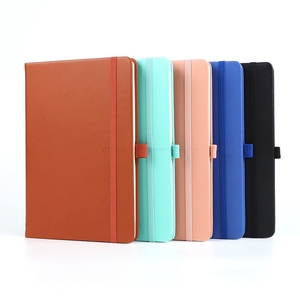 Chất Lượng Cao Biểu Tượng Tùy Chỉnh PU Da Cứng Bìa Lưu Ý Cuốn Sách A5 A6 Kinh Doanh Máy Tính Xách Tay Văn Phòng Tạp Chí Máy Tính Xách Tay Với Ban Nhạc Đàn Hồi - Product Image 3