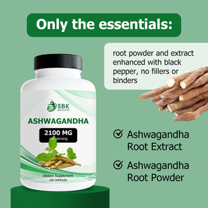 Capsules d'Ashwagandha 2100mg pour le sommeil, fournie par l'usine – Booste les niveaux d'énergie, soutient la gestion du stress et l'amélioration de l'humeur - Product Image 3