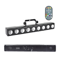 Mini Barre Lumineuse LED RGBW Or et Violet pour Éclairage de Scène et de Fond de Mariage, 9x3W, Projecteur Mural LED