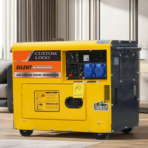 เครื่องกำเนิดไฟฟ้าดีเซลแบบเงียบพิเศษ 5KVA 7KVA 8KVA 10KVA 110V 220V 380V แบบพกพาสำหรับใช้ในบ้าน 10KW 50/60HZ - Product Image 1
