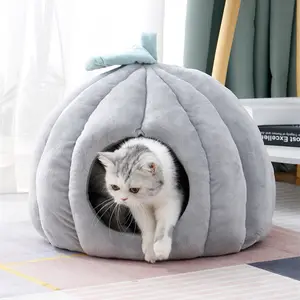暖猫床可爱猫屋狗躺椅小宠物睡眠帐篷可洗猫睡袋软狗篮洞