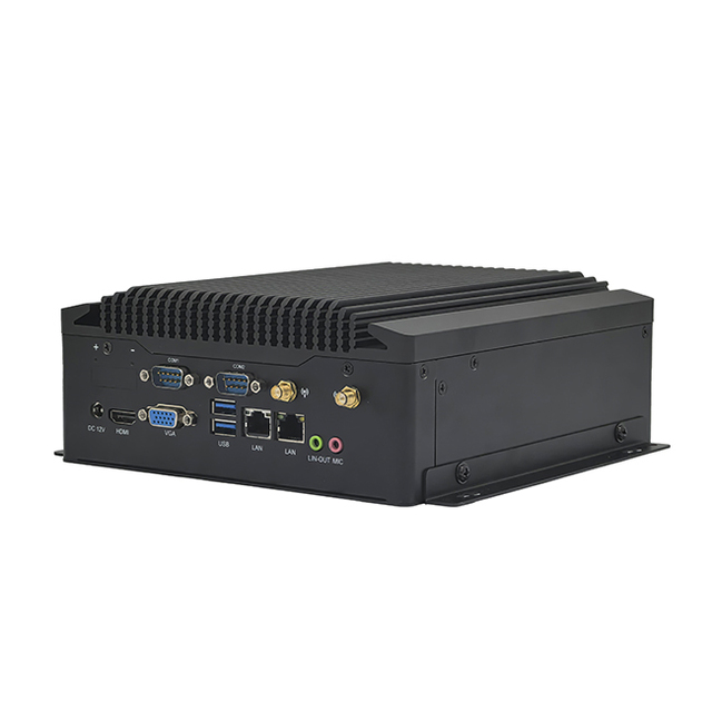 2026 Inter Smart Black IPC6900 Barebone Box PC for Industry 4.0 H610 Chipset LGA 1700 Mini PC Support 12th,13th,14th Gen CPUs