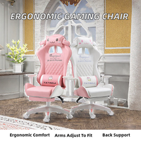 Chaise de jeu ergonomique inclinable moderne en cuir PU Anji Anime de haute qualité, personnalisable, extensible, pour filles