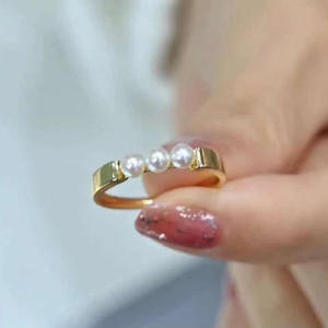 Anillo de Plata S925, Accesorio para Joyería DIY, Soporte para Cuentas de Plata con Cuentas Redondas de 5-8mm, Incrustaciones de Diamantes Cortados, Soporte para Anillo Vacío 10408 - Product Image 1