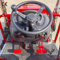 Mini tracteur agricole 50 ch 60 ch 70 ch 80 ch 4x4 Petit tracteur avec équipements Moteur diesel Tracteur avec CE