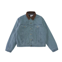 Veste de travail en toile de style américain du fabricant, manteau classique style Detroit, haut à capuche tendance pour hommes et femmes