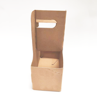 Sac à main pour café à emporter, boîte à fleurs, porte-gobelet en kraft pour thé au lait, boîte cadeau pour arrangement floral, boîte d'emballage pour art floral