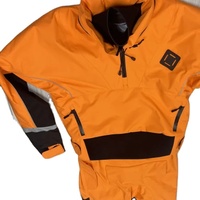 Solf baju kering karet risleting, pakaian selam Neoprene antiair untuk Kayak Paddling menyelam ukuran Plus untuk pria dan wanita