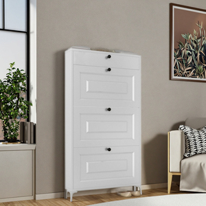 <span class=keywords><strong>Mueble</strong></span> Zapatero de Hierro de Alta Calidad con 3 Cajones, Ultrafino, de Diseño Moderno, <span class=keywords><strong>para</strong></span> Montar en la Pared, <span class=keywords><strong>para</strong></span> la Sala de Estar, la <span class=keywords><strong>Entrada</strong></span> o el Hogar - Product Image 6