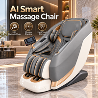 Fauteuil de massage électrique inclinable zéro gravité avec airbags, chauffage des mollets, écran tactile, Bluetooth, recharge sans fil, robot de massage pour appartement