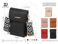 Borsa a tracolla da donna piccola con motivo coccodrillo e funzione portafoglio in PU MH-220157 - Product Image 1