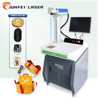 Machine de gravure laser à fibre JUNFEI JPT MOPA 60W 100W 200W sans consommables pour métal, acier inoxydable et gravure laser couleur