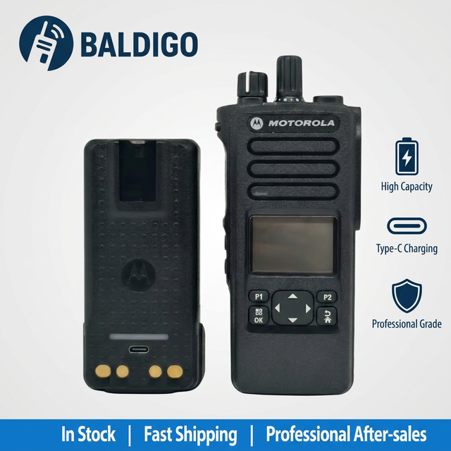 Motorola DP4600e DP4601e DMR Digital Two Way Radio IP68 Waterproof AES256 Encryption Man Down Handheld Walkie Talkie