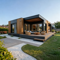 Maison Préfabriquée de Luxe Élégante pour Projets de Mini-Maisons, Bureaux et Écoles avec Installation Rapide