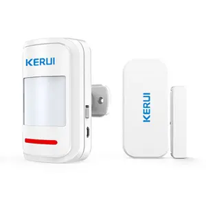GSM di allarme WiFi sistema di sicurezza Casa Iot con tuya intelligente app funzionamento supporto espandibile fuoco rilevatori (KR-W211)