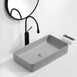 Yeson Triều châu thiết bị vệ sinh Lavabo Nhà cung cấp gốm phòng tắm Vanity Sinks Matte rửa tay lưu vực bát