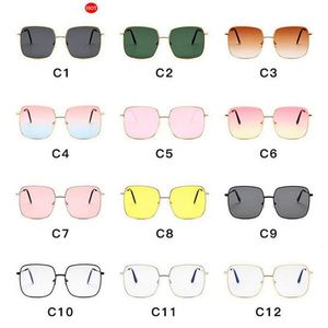 Gafas de Sol Cuadradas Grandes de Metal con Logotipo Personalizado, Novedades de Moda, Protección UV400 para Mujer - Product Image 6