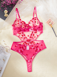 <strong>Best</strong> Wholesale <strong>Luxury</strong> Erotic Transparent Floral Embroidery Push up Bra Women's Underwear Set Women's Clothing Sexy <strong>Lingerie</strong> - Product Image 3