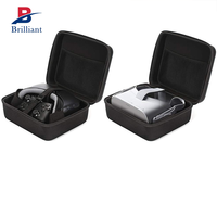 Mallette de rangement pour lunettes VR brillantes pour Oculus Quest 2 Machine tout-en-un lunettes VR boîte d'emballage dure EVA portable