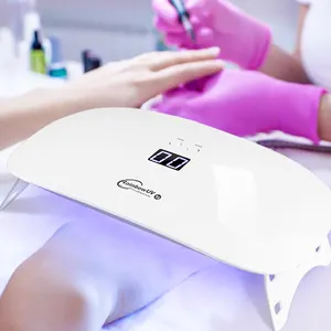 GRS TC Certificate Free logo sun nail lamp 24W machine de photothérapie séchage rapide LED nail dessiccateur 30S/60S nail baking uv lamp