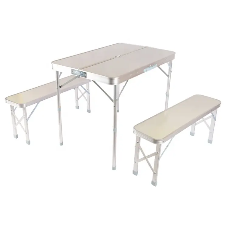 Fabriek Direct Prijs Supply Klaptafel Stoel Hoge Kwaliteit Siamese Kruk Groothandel Kleine Mini Conferentie Outdoor Tafel Stoel