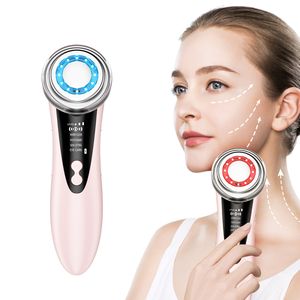 Masseur facial rechargeable par USB, indicateur LED, ABS, lifting du visage, réduction des rides, anti-âge, appareil de beauté pour les voyages - Product Image 2