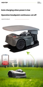 Tondeuse à gazon robotisée avec navigation GPS, coupe-herbe automatique sans fil, réglage intelligent des limites pour grand jardin, HTG25 Tondeuse à gazon robotisée - Product Image 5