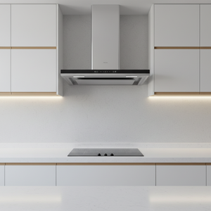 Campana extractora montada en la pared estilo Isla de alta calidad con Interruptor táctil Instalación de <span class=keywords><strong>chimenea</strong></span> de escape de succión grande para el hogar - Product Image 6