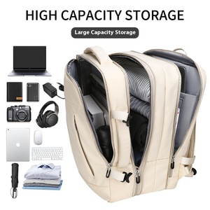 Sac à dos extensible pour femmes, sac pour ordinateur portable de grande capacité résistant à l'eau pour les voyages et le travail, sac à dos léger et élégant - Product Image 2