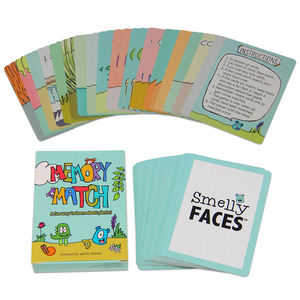 Tarjetas de Memoria Flash/Cognitivas Personalizadas con Logotipo, Multicolores, de Papel, <span class=keywords><strong>2</strong></span>.5x3.5 Pulgadas, 78-80 Tarjetas, Laminadas con UV, Venta Caliente - Product Image 2