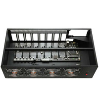 HARGA TERBAIK rak ATX penutup komputer Barebone dengan sumber daya listrik bahan paduan aluminium dan kipas tersedia