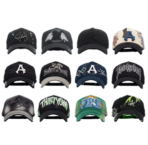 Livraison rapide, broderie, casquettes 31 Hats <span class=keywords><strong>Cristal</strong></span>, personnalisées, 5 panneaux, casquettes de baseball originales, casquettes à barbe, personnalisées, 31 Hats Nying - Product Image 6