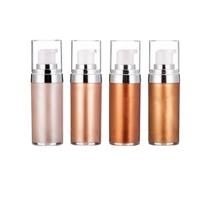 Crème illuminatrice liquide pour le corps à étiquette privée personnalisée, huile chatoyante pour le corps à base de minéraux avec paillettes, maquillage - Product Image 1